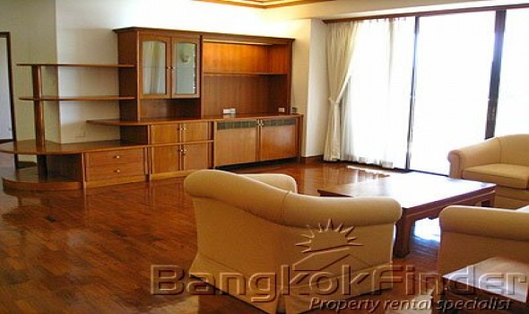 3 Bedrooms, アパートメント, 賃貸物件, Garden View, 4 Bathrooms, Listing ID 1350, Lumphini, Pathum Wan, Bangkok, Thailand, 10330,