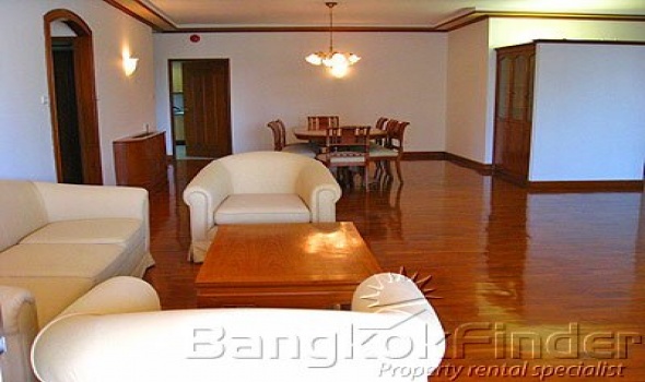 3 Bedrooms, アパートメント, 賃貸物件, Garden View, 4 Bathrooms, Listing ID 1350, Lumphini, Pathum Wan, Bangkok, Thailand, 10330,